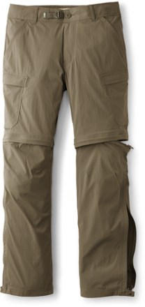 BC Clothing Mens Convertible Stretch Cargo Pants that convert to Shorts  (Khaki, XXL, 30 Inseam)