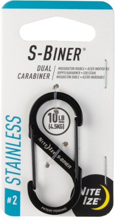 Nite Ize S-Biner #2 Stainless-Steel Dual Carabiner