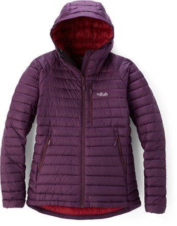Rab womens microlight alpine on sale jacket eggplant