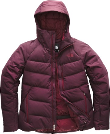 the north face heavenly down hooded puffer jacket