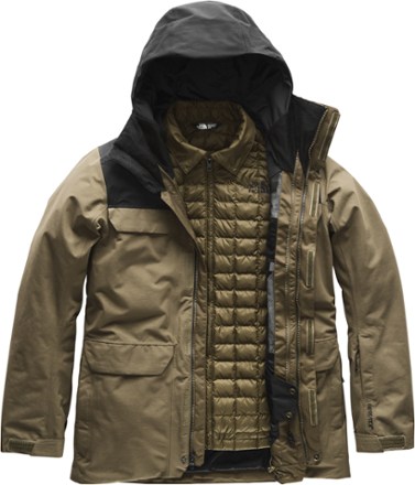 the north face alligare thermoball triclimate hooded jacket