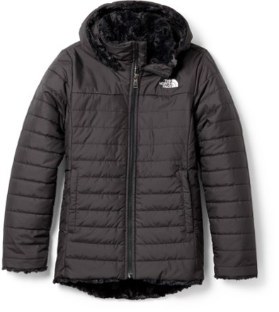 big girls hooded mossbud swirl parka