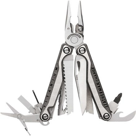 LEATHERMAN, Surge Heavy Duty Multitool with Premium Replaceable Wire  Cutters and Spring-Action Scissors, Black with MOLLE Sheath