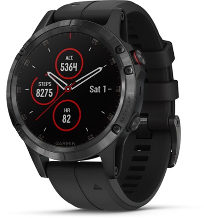 Fenix 5 Plus Sapphire GPS Watch Black M