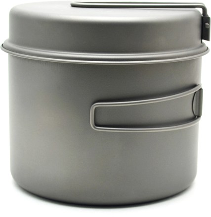 Titanium 1600ml Pot with Pan