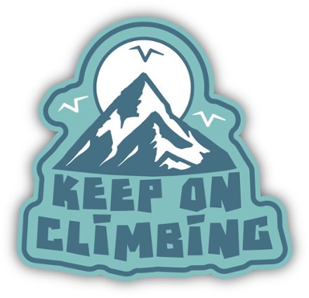 Keep on Climbing Sticker