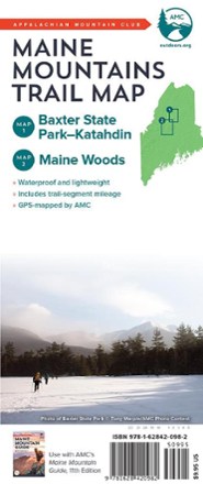 Maine Mountains Trail Maps: Baxter State Park - Katahdin & Maine Woods