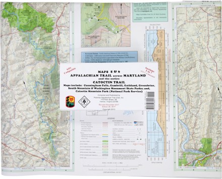 Appalachian Trail Map: AT Across Maryland & the Entire Catoctin Trail