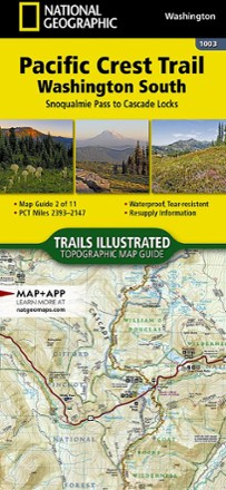 Pacific Crest Trail Topographic Map Guide: Washington South