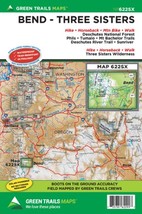 Green Trails Map 622SX - Bend-Three Sisters