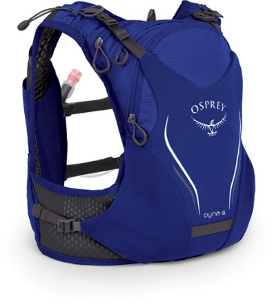Below is the newest version of Osprey Dyna 6 Hydration Vest - Purple Storm - Women's