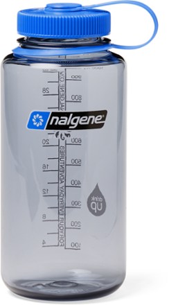 Nalgene 16 oz Narrow Mouth BpA Free Plastic Water Bottle - Gray