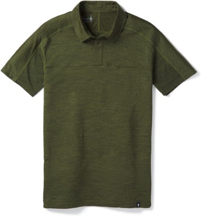Merino Sport 150 Polo Shirt Men s Moss Green Heather XXL