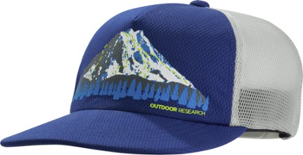 outdoor research trail run performance trucker hat