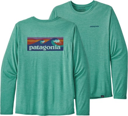 Patagonia Capilene Cool Daily Fish Graphic Long-Sleeve T-Shirt - Men's -  Clothing