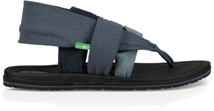 Sanuk Women's Sandals Yoga Sling 3 Size 6 , Gradient Grey/Black