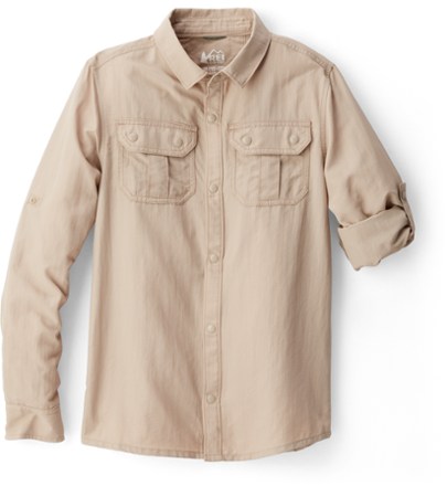 Sahara Solid Long-Sleeve Shirt - Kids