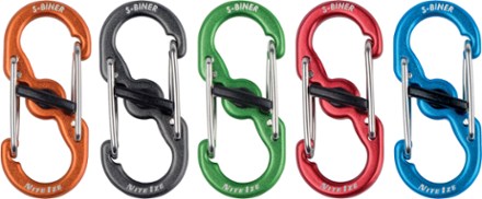 Nite Ize MicroLock S-Biner Keychains - Package of 5