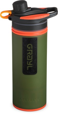 GeoPress Water Filter and Purifier Bottle - 24 fl. oz. - Oasis Green