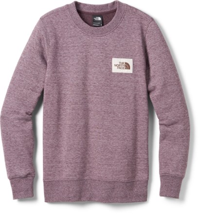 North face on sale heritage crew sweatshirt