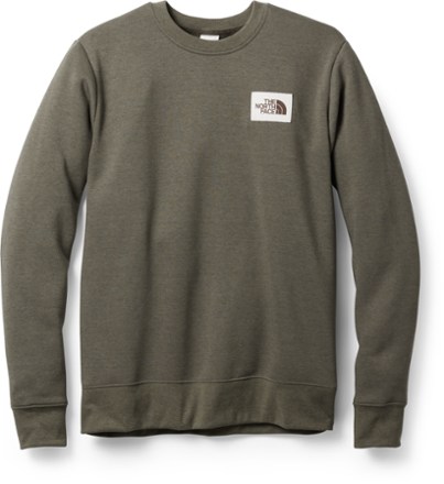 north face hoodless sweatshirt