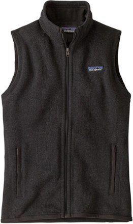 women's black columbia fleece vest