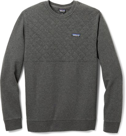 Organic Cotton Quilt Crew Sweater - Men's