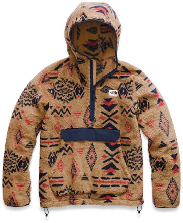 north face patterned fleece