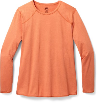 Lightweight Base Layer Long-Sleeve Crew Top - Women's Plus Sizes