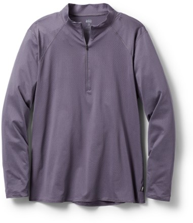 REI Co-op Women's Lightweight Base Layer Half-Zip Top Plus Sizes