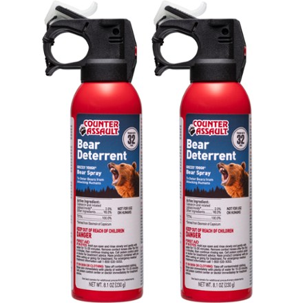 Counter Assault Bear Deterrent Spray with Holsters - Value Package of 2