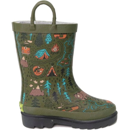 Faux Fur Lined Rain Boots - Kids'