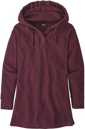Hooded Waffle Tunic - Women's