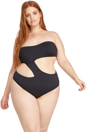 VOLCOM Women's Simply Seamless One-Piece Swimsuit Plus Sizes