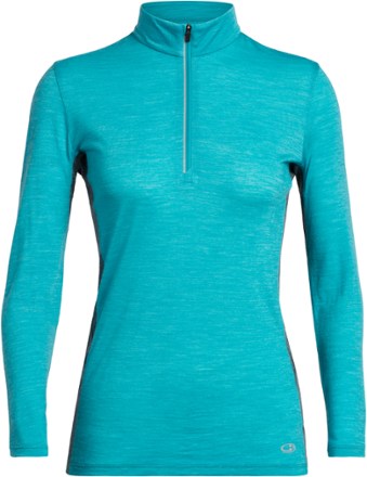 Icebreaker Women's Cool-Lite Amplify Half-Zip Long-Sleeve Shirt