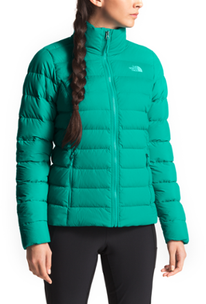 green north face jacket ladies