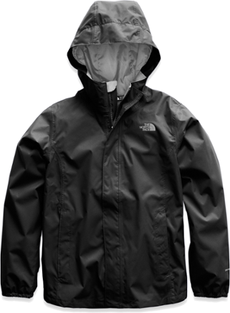 girls black northface coat