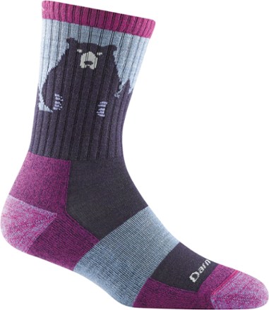 Smartwool Calcetines de Senderismo Mujer Light Cushion Mountain Print Crew  Multicolor