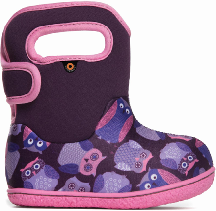 BOGS Baby-Girls Baby Owls Snow Boot