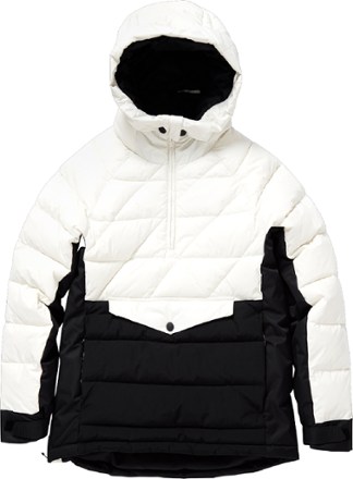 half puffer jacket women's