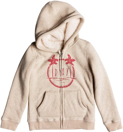 Roxy Girl's Feel Her Breathe Free Island Zip-Up Hoodie