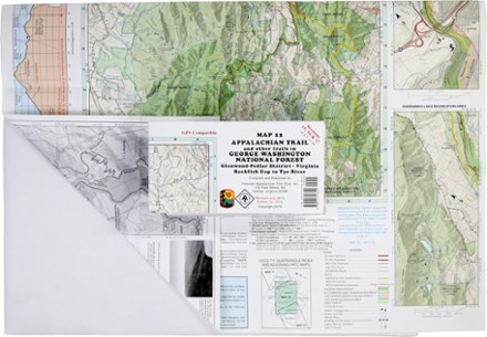 Appalachian Trail Map: AT and Other Trails in George Washington National Forest