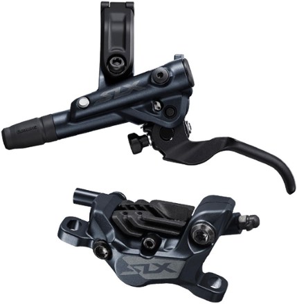 M7120 SLX Hydraulic Disc Brake Lever and 4-Piston Caliper Set