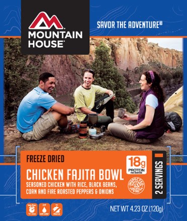 Below is the newest version of Mountain House Chicken Fajita Bowl - 2 Servings