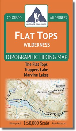 Colorado Flat Tops Wilderness Map