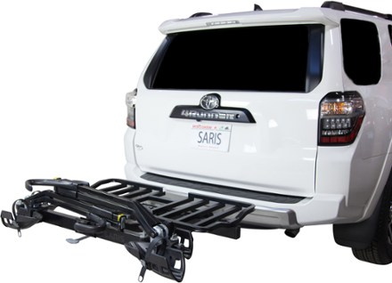 Saris SuperClamp EX 2-Bike Hitch Rack + Cargo Carrier