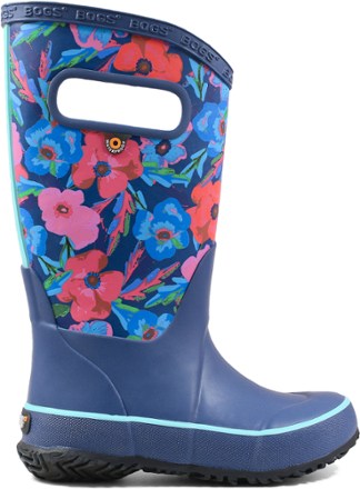 Bogs Pansies Print Rain Boots