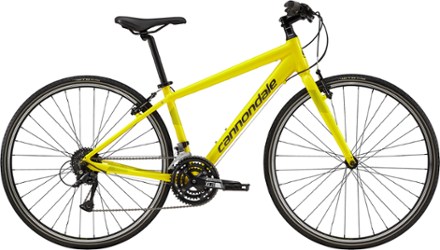 Yellow hybrid bike hotsell