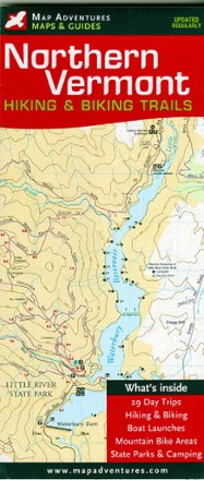 Northern Vermont Hiking & Biking Trails Map