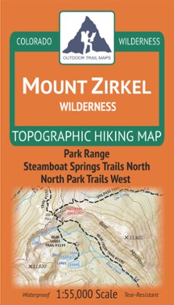 Mount Zirkel Wilderness map